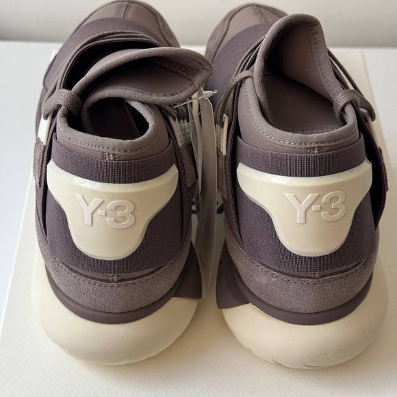 Size 10.5 - adidas Y-3 Qasa High Brown Cream White HQ3735 sneaker yohji yamamoto main image 3